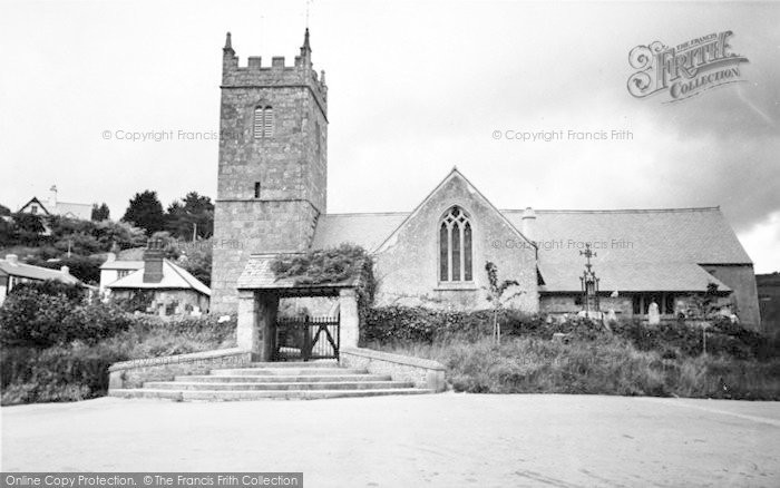 Photo of Lustleigh, The Church c.1960