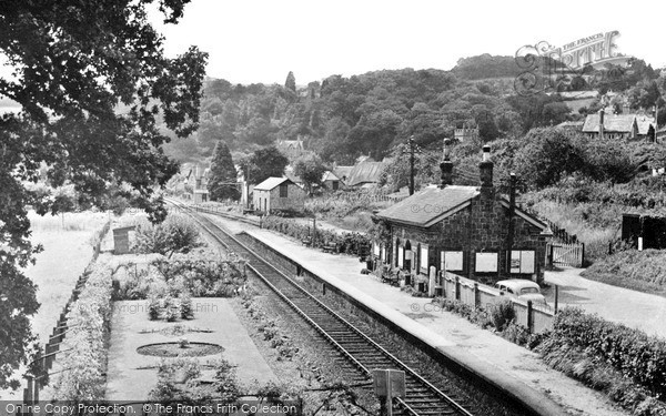 Photo of Lustleigh, The Station c.1955