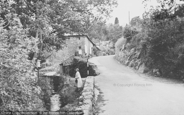 Photo of Lustleigh, The Stream And Bridge c.1960