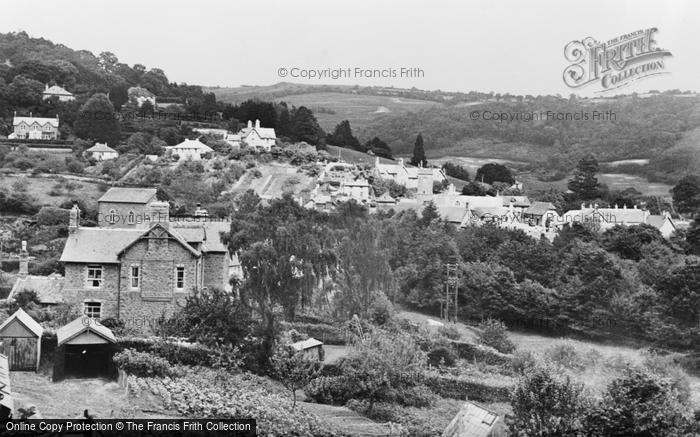 Photo of Lustleigh, The Village c.1955