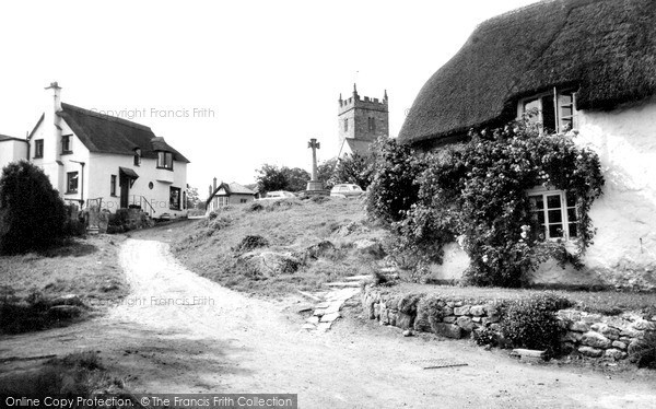Photo of Lustleigh, The Village c.1965