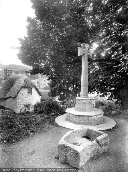 Photo of Lustleigh, Tudor Memorial 1924