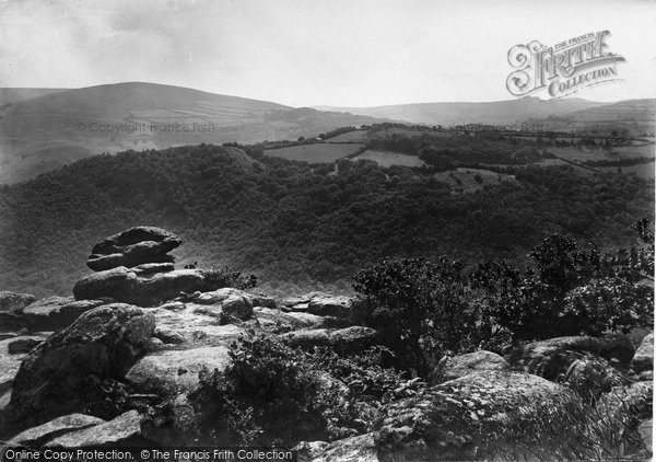 Photo of Lustleigh, View From Lustleigh Cleave 1920