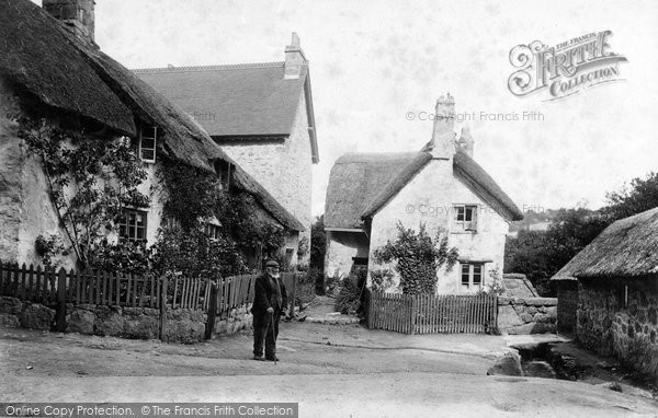 Photo of Lustleigh, Village 1906