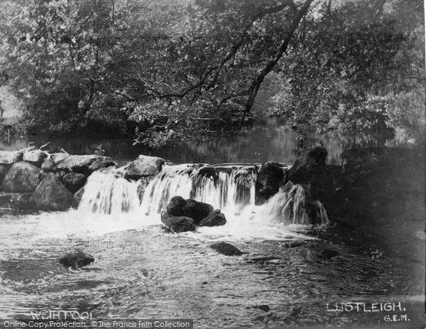 Photo of Lustleigh, Weir Pool 1906