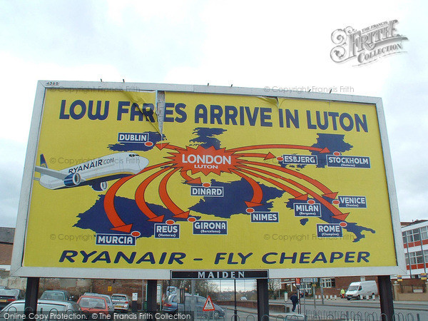 Photo of Luton, Advertising Hoarding 2005