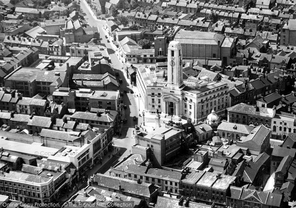 Photo of Luton, From The Air c.1955
