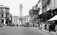 George Street And Town Hall c.1950, Luton