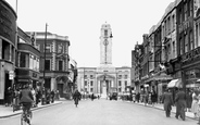 George Street And Town Hall c.1950, Luton