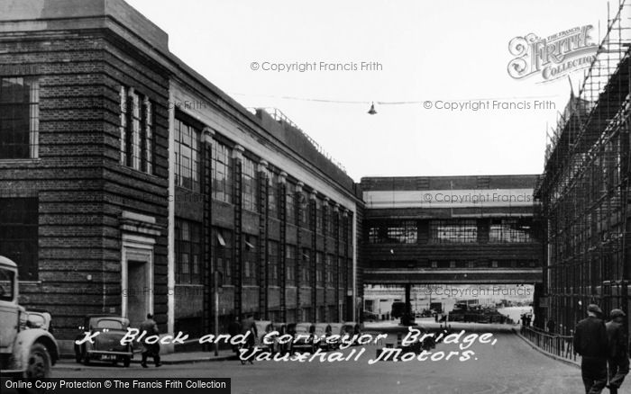 Photo of Luton, 'k' Block And Conveyor Bridge, Vauxhall Motors c.1950
