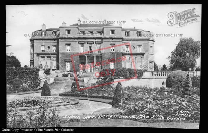 Photo of Luton, Luton Hoo, The Rose Garden c.1955