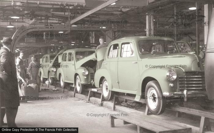 Photo of Luton, The Conveyor Belt At Vauxhall Motors c.1950