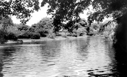 The Lake, Wardown Park c.1960, Luton