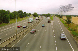 The M1 Motorway Near The Luton Airport Exit 2002, Luton