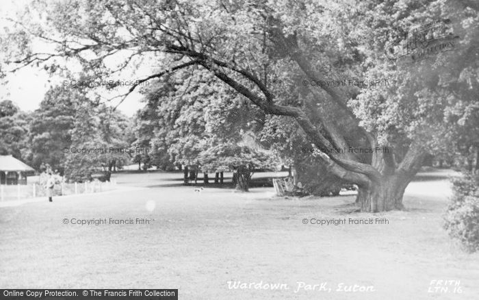 Photo of Luton, Wardown Park c.1955