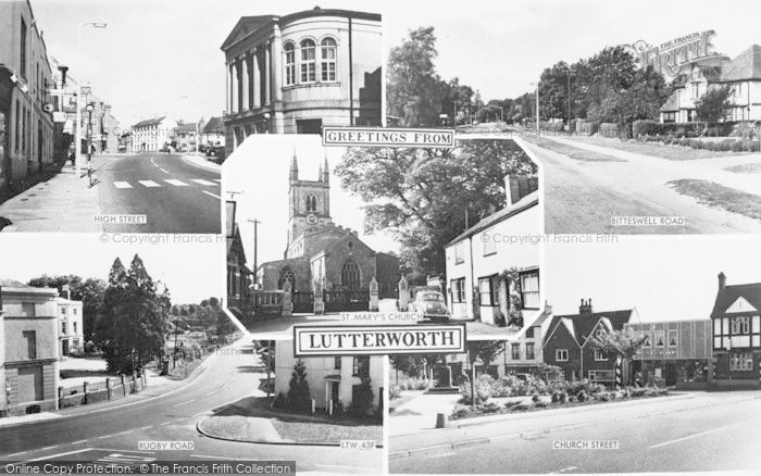 Photo of Lutterworth, Composite c.1965