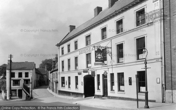 Photo of Lutterworth, Denbigh Arms Hotel c.1955