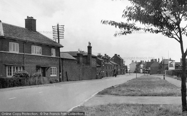 Photo of Lutterworth, Leicester Road c.1955