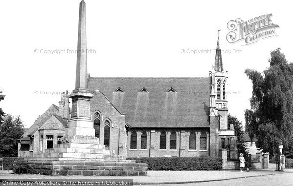 Photo of Lutterworth, Methodist Church And Wycliffe Memorial c.1955