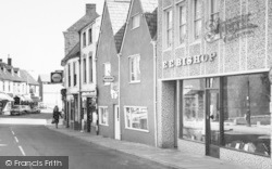 Shops On Church Street c.1965, Lutterworth