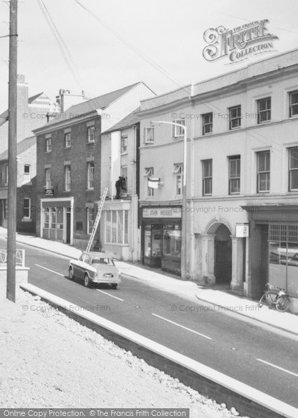 Photo of Lutterworth, Window Cleaning, High Street c.1965