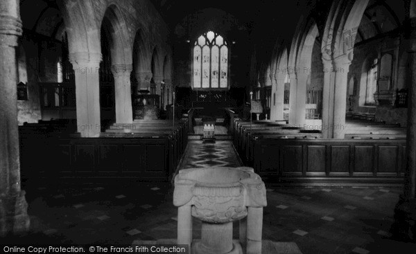 Photo of Luxulyan, The Church Interior c.1960