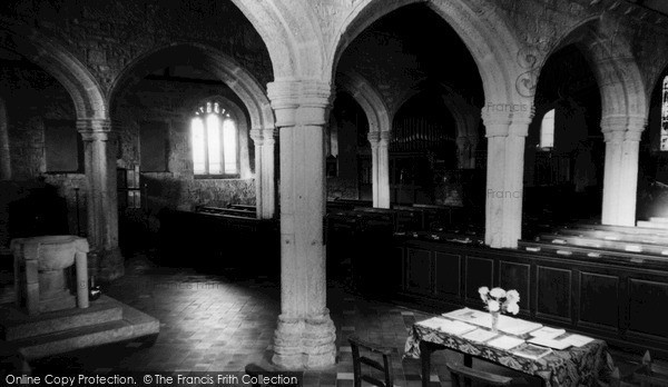 Photo of Luxulyan, The Church Interior c.1960