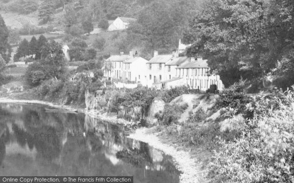 Photo of Lydbrook, Houses By The River Wye 1893