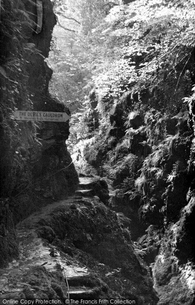 Photo of Lydford, Gorge c.1960