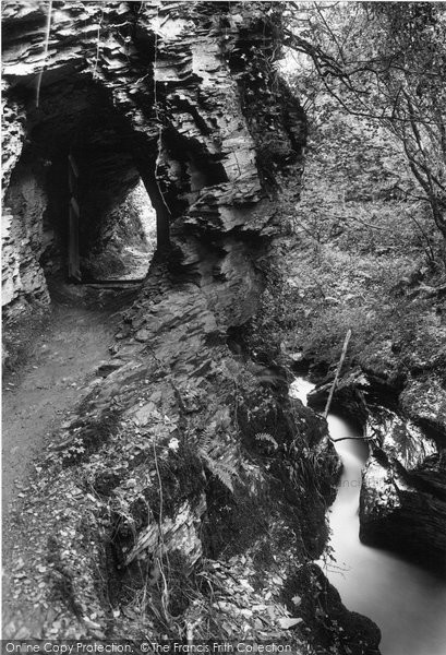 Photo of Lydford, Gorge, Rock Gate 1922
