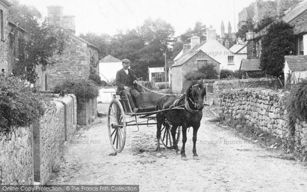 Photo of Lydford, Horse Cart 1906
