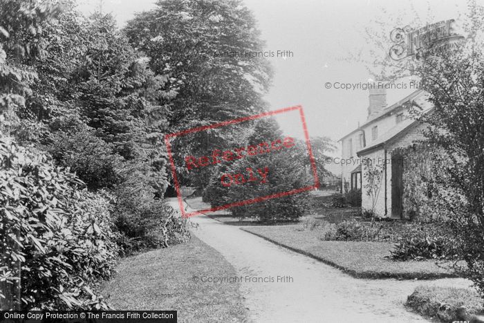 Photo of Lydford, Manor Hotel Gardens 1910
