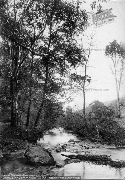 Photo of Lydford, River Lyd Near The Cascade 1890
