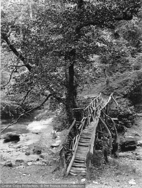 Photo of Lydford, Rustic Bridge 1909