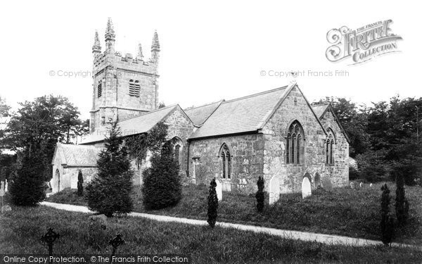 Photo of Lydford, St Petroc's Church 1906