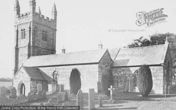 Photo of Lydford, St Petrock's Church c.1955