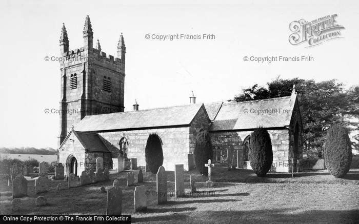 Photo of Lydford, St Petrock's Church c.1955