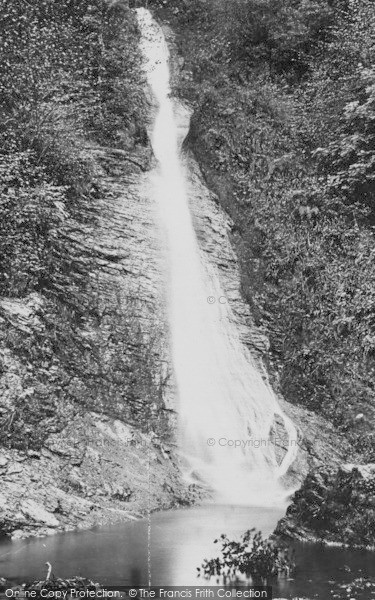 Photo of Lydford, The Cascade c.1875