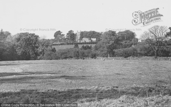 Photo of Lydford, The Church And Castle c.1955