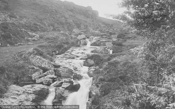 Photo of Lydford, The Moors, Black Rock 1925