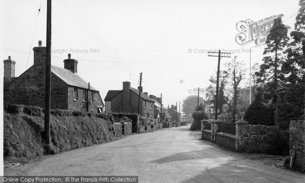Photo of Lydford, The Village c.1960