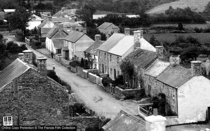 Photo of Lydford, The Village Street 1907