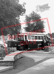 Bus Stopped At The Cross c.1955, Lydney