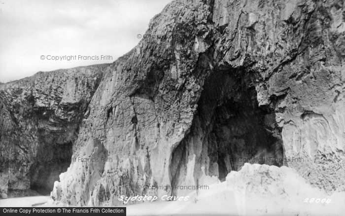 Photo of Lydstep, Caves 1890