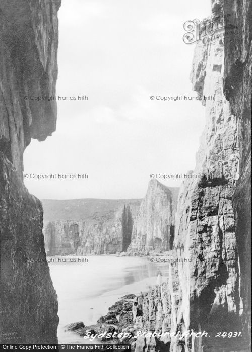 Photo of Lydstep, Natural Arch 1890