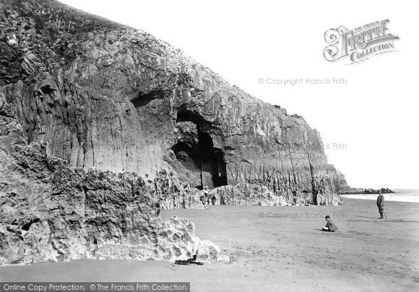 Photo of Lydstep, The Cliffs 1890
