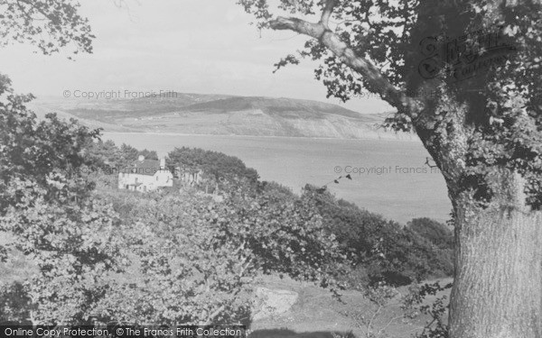 Photo of Lyme Regis, A Pretty View From Landslip Walk c.1955