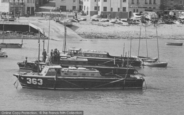 Photo of Lyme Regis, Boats And The Slipway c.1955