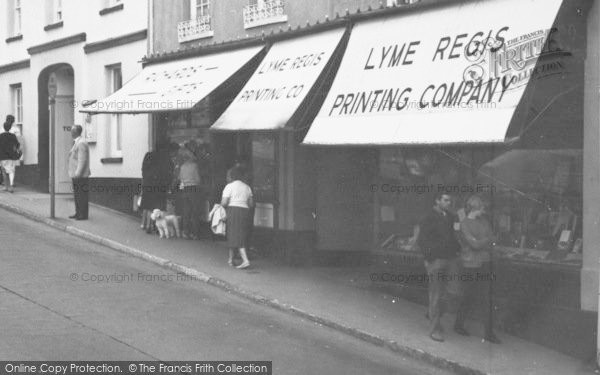 Photo of Lyme Regis, Broad Street, Printing Company c.1965