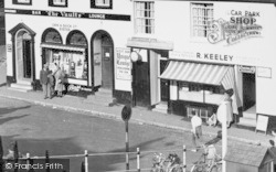 Broad Street, Shops c.1955, Lyme Regis